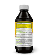 BRONKITOSE MIELIMÓN-SAZ - REMEDIO HERBOLARIO. Eucalipto, Gordolobo, Saúco, Buganvilia y Maltitol. Frasco con información de Tabla nutrimental.