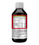 MULTIMAX KID- SUPLEMENTO ALIMENTICIO, Lisina, Inositol, calcio y Vitaminas. Frasco muestra con información de tabla nutrimental.
