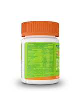 ZINOVID-C, Vitamina C Vitamina D3, Vitamina K2 y Zinc - SUPLEMENTO ALIMENTICIO. Frasco muestra con información de tabla nutricional.