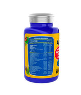 ALI GOMITAS - SUPLEMENTO ALIMENTICIO. Vitaminas y minerales en presentación de gomitas para niños. Imagen muestra de frasco con tabla nutrimental.