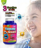 GUMMY GUARD | Vitamina C Beta Glucano Zinc | 60 gomitas.