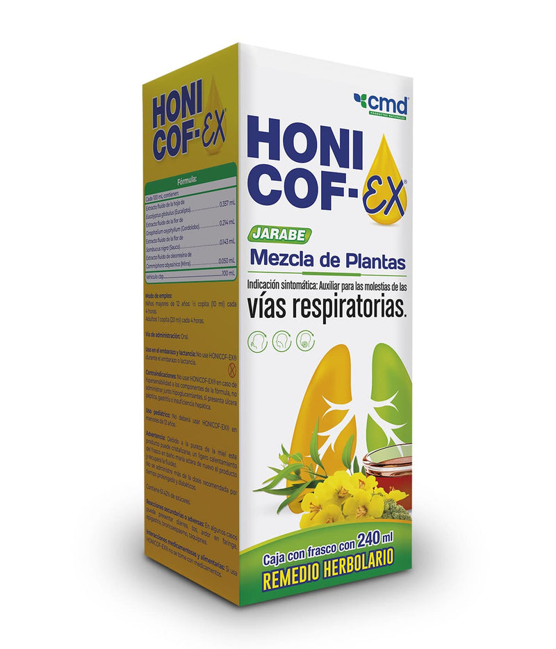 HONICOF-EX Mezcla de Plantas con 240 ml. - Biofarma