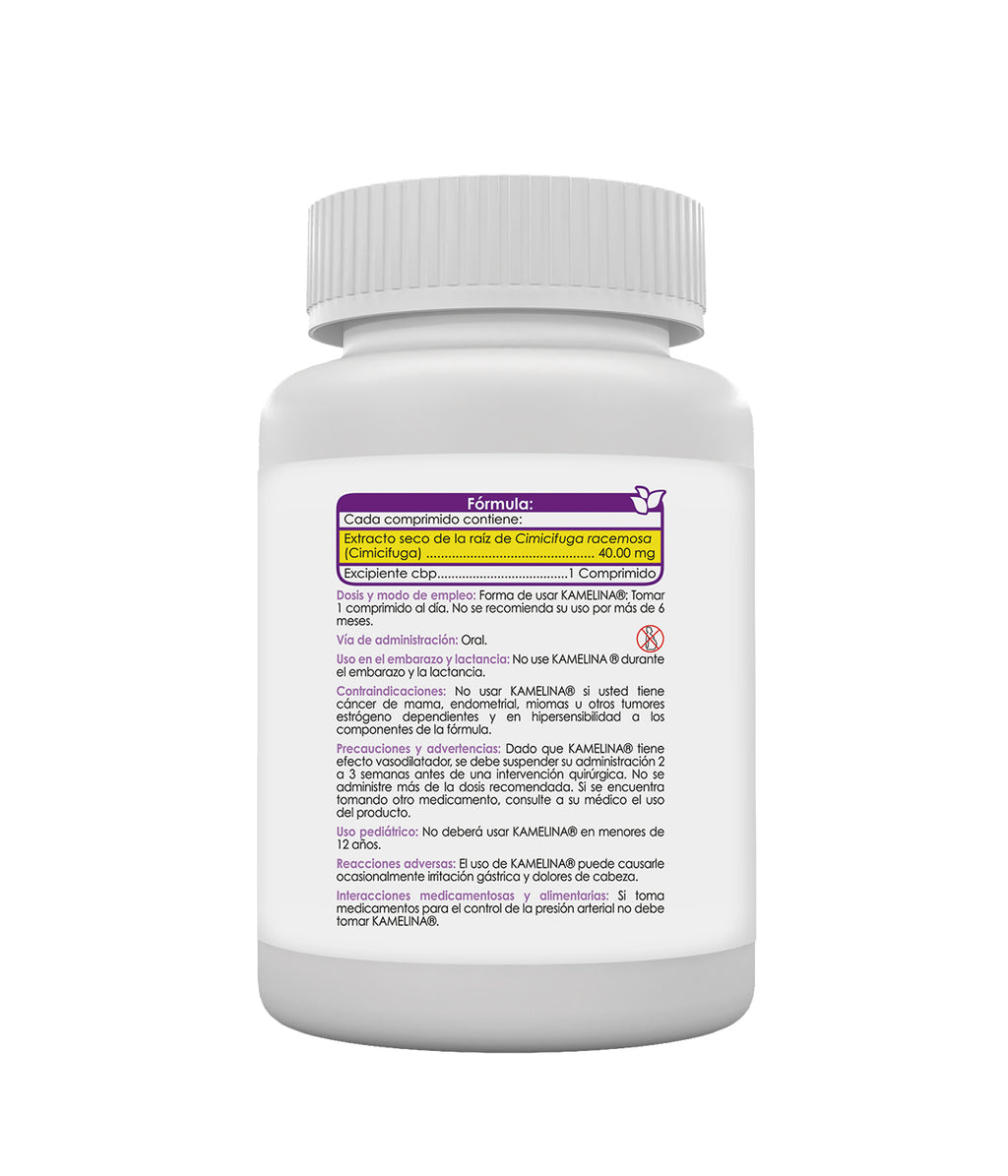 KAMELINA Cimicifuga racemosa with 60 tablets – Biofarma